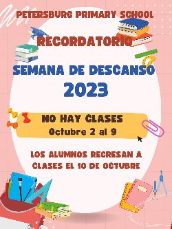 Intersession Week 2023 No School October 2 - 9 2023. Students return on October 10, 2023